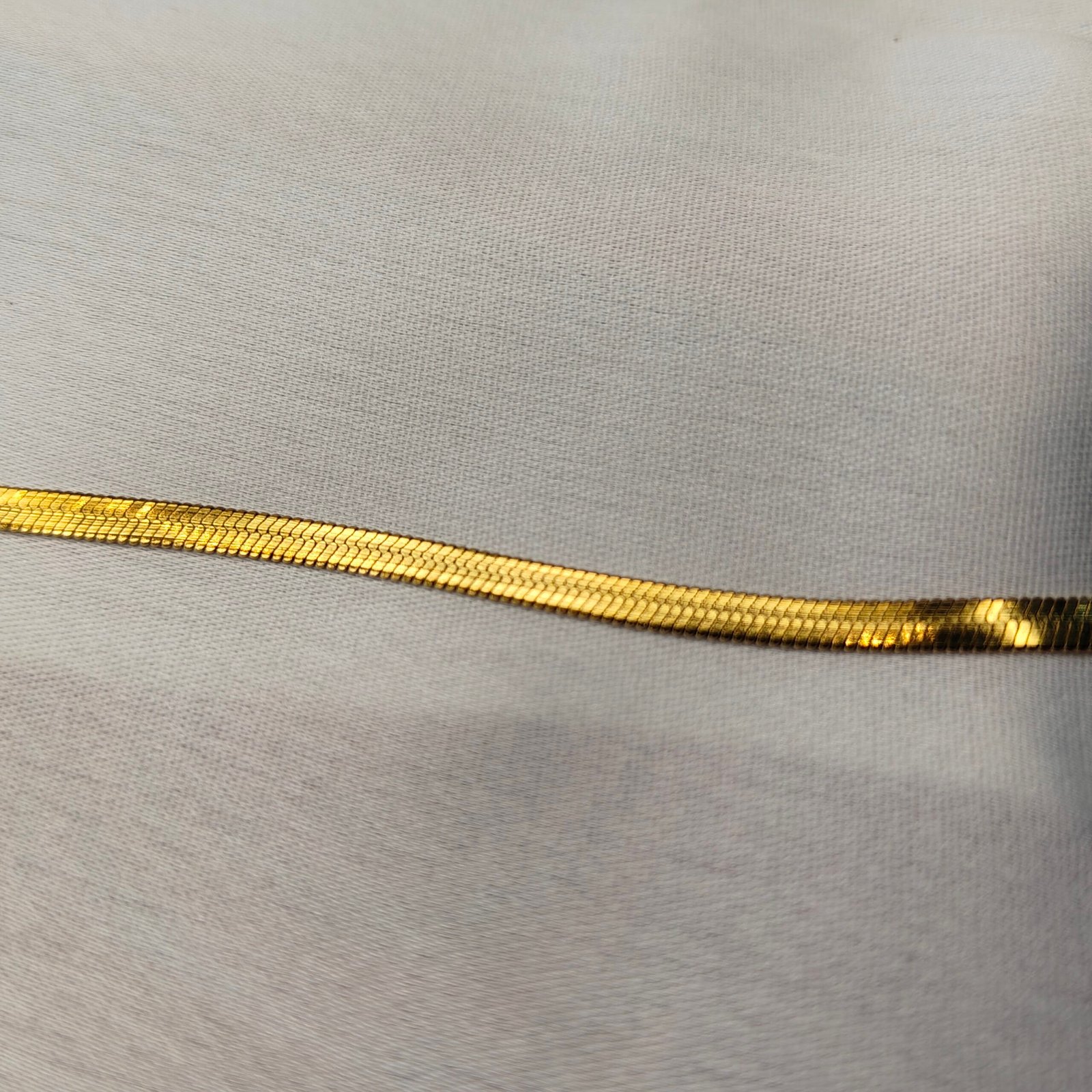 Jevaya Classic 18K Gold Plated Snake Chain Necklace – Minimalist Daily Wear Jewellery - Image 4