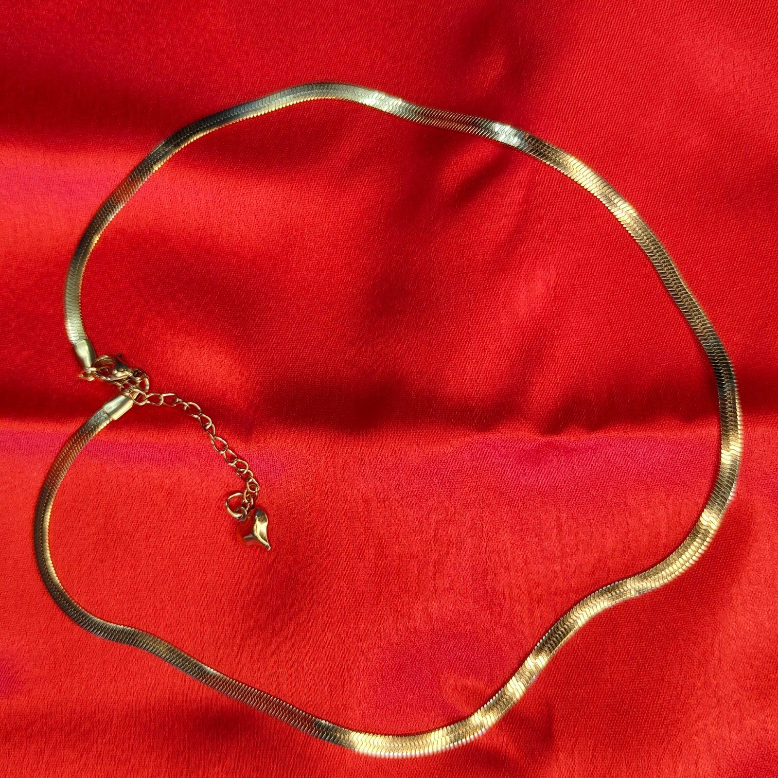 Jevaya Classic 18K Gold Plated Snake Chain Necklace – Minimalist Daily Wear Jewellery - Image 5