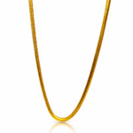 Classic Gold āSnake Chain Necklace – Sleek & Polished