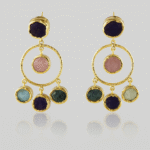 Natural stone earrings 10